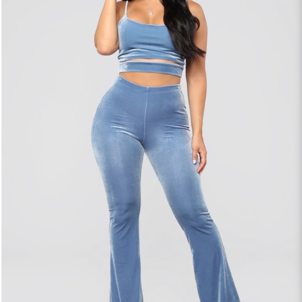 Two piece velvet set